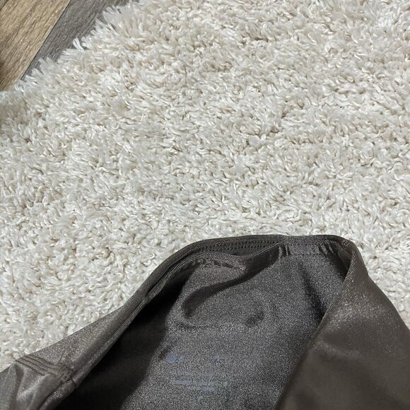 Athleta Small Coffee House Brown Metallic Elation Shine High Waisted Leggings - Picture 8 of 8